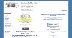 Desktop Screenshot of lantanalibrary.org