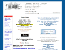 Tablet Screenshot of lantanalibrary.org